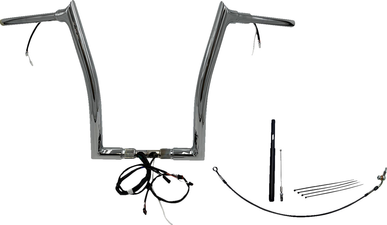 EZ Install Wired 1-1/2" Pointed Top Handlebar Kit