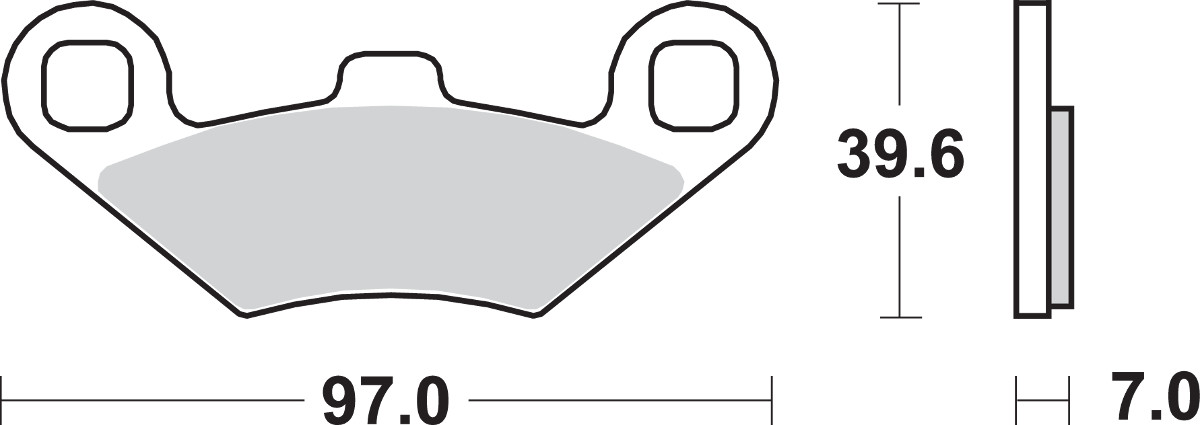 SI Offroad Sintered Brake Pads
