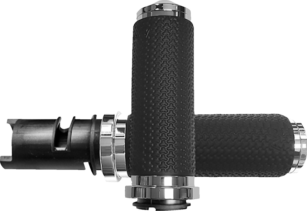 Avon grips Memory Foam Grips - Large - TBW - Chrome Harley Davidson