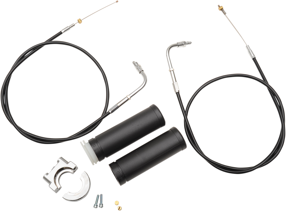 S&amp;S CYCLE Dual-Cable Throttle Assembly Kit