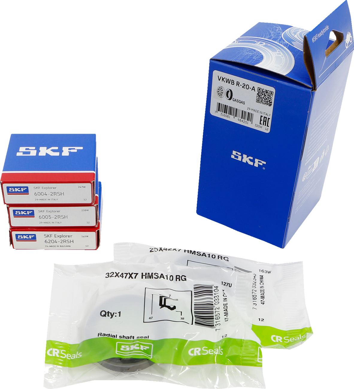 Skf Wheel Bearings with Seals Kit - Rear - Gas Gas
