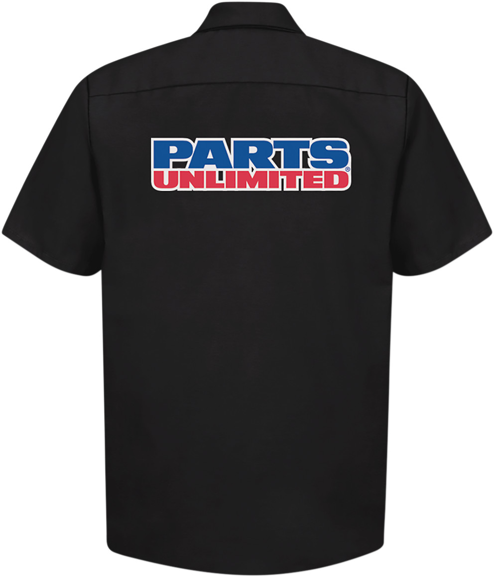 Throttle threads Parts Unlimited Shop Shirt