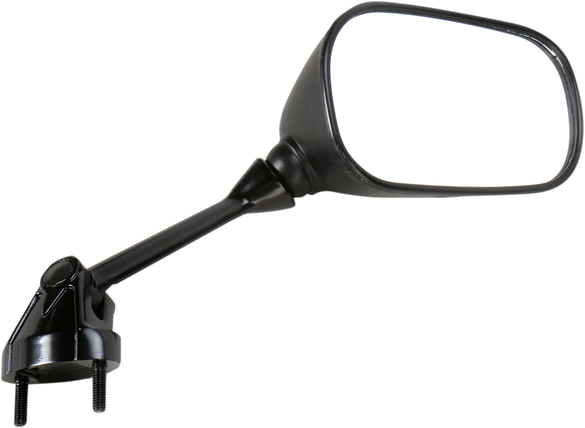 Emgo Mirror - Side View - Rectangle - Black - Right 2007-2008 Kawasaki ZX600 Ninja ZX-6R