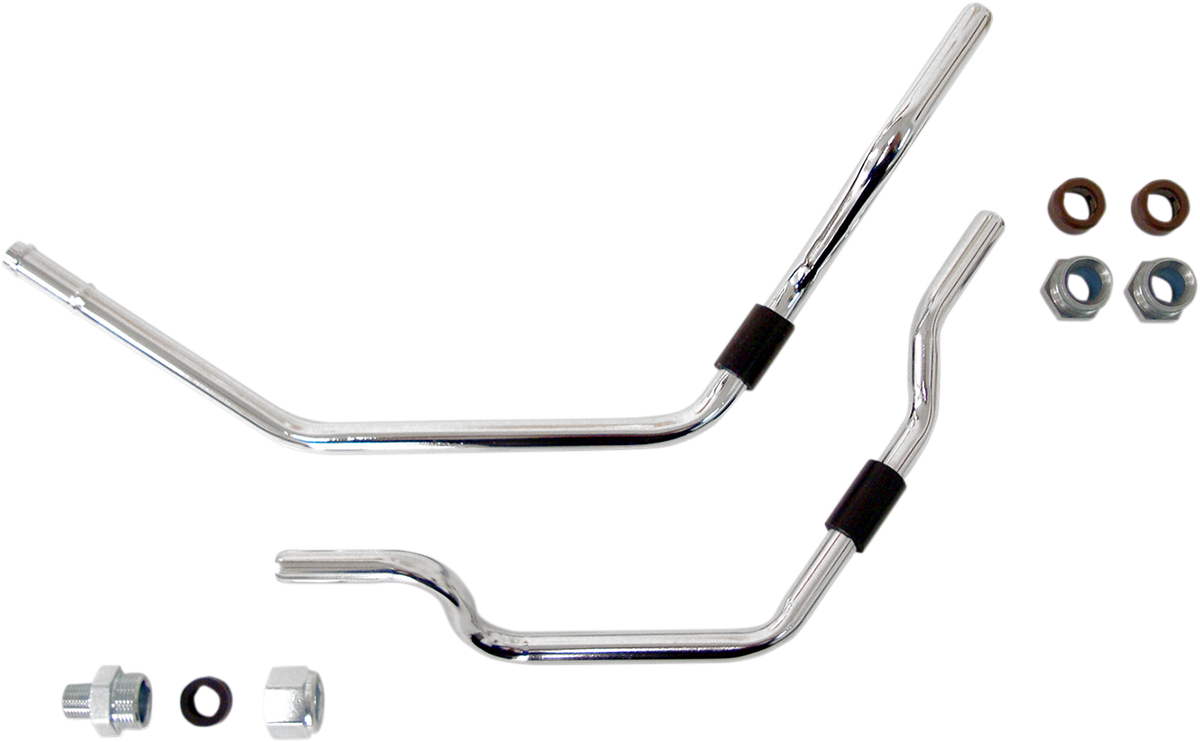 Drag specialties Oil Filter Line Kit - Chrome - Softail Harley Davidson