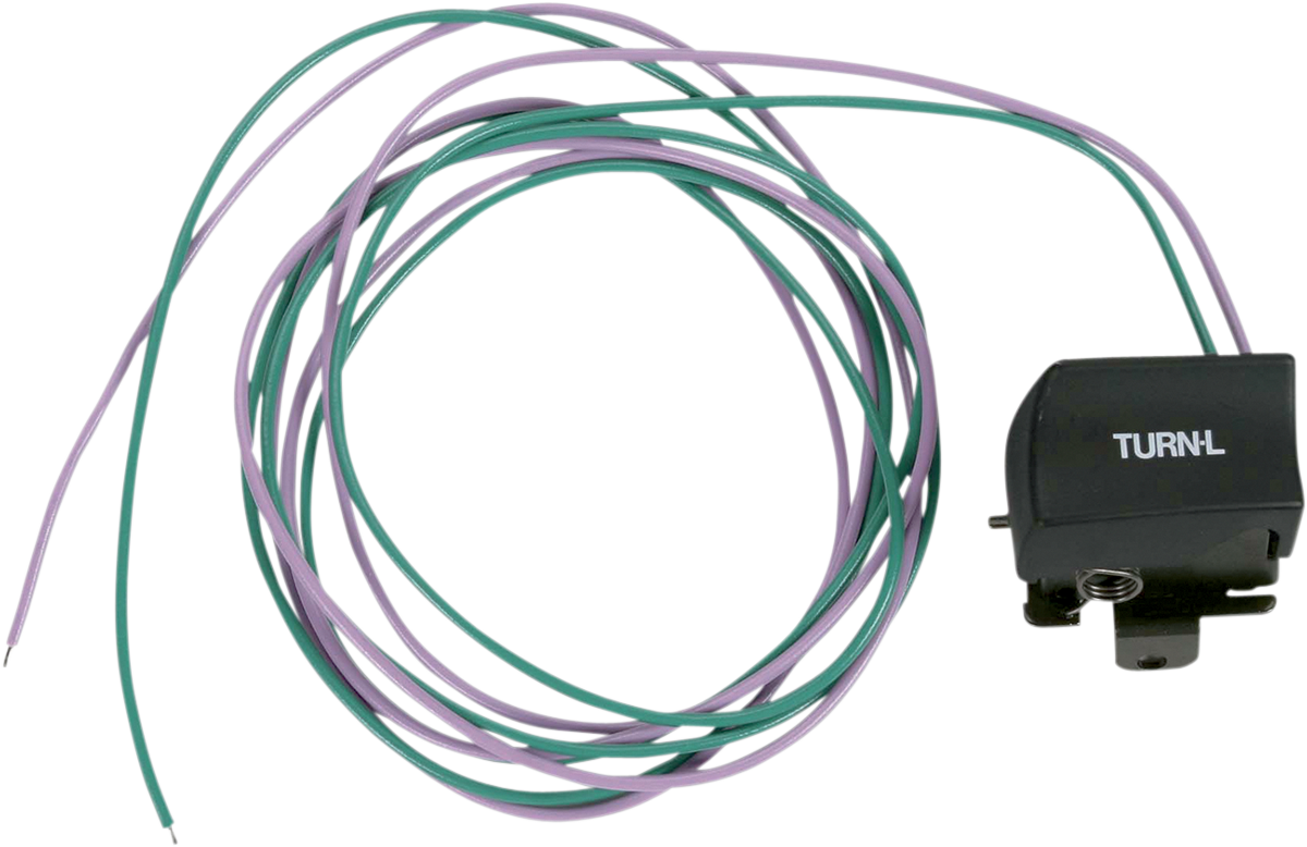 Drag specialties Handlebar Switch Kit - Left-Side - Turn Signal - Black Harley Davidson