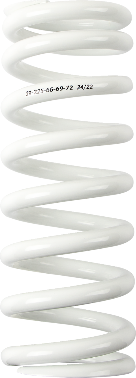 Moose offroad Shock Spring - 59 mm OD - 66/69/72 n/mm - White KTM