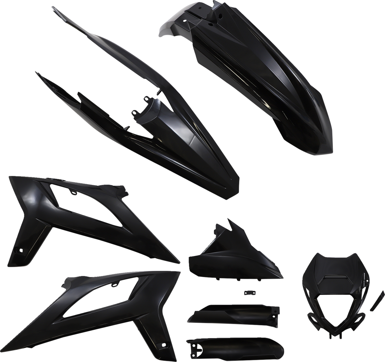 Acerbis Full Replacement Body Kit - Black Beta