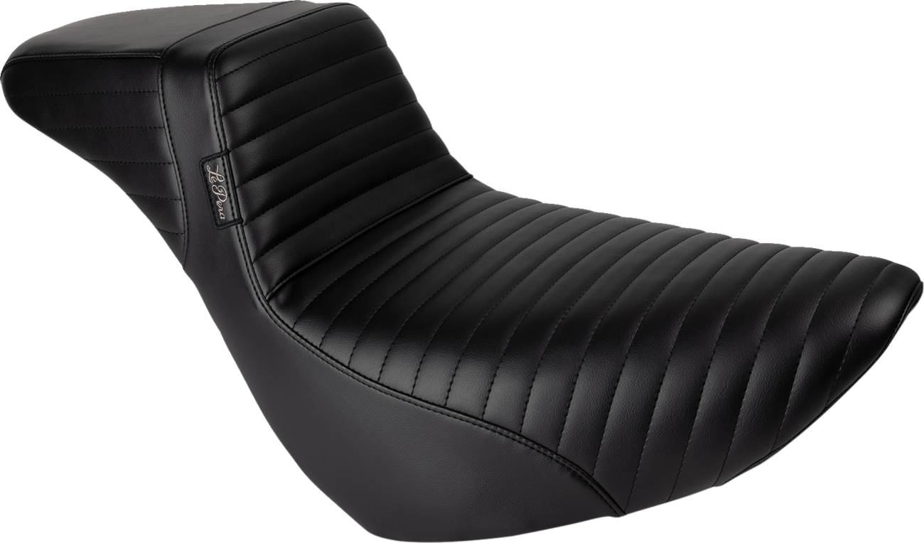 Le pera Kickflip Daddy Long Legs Low Rider Seat - Pleated - Black - FL/FX '18-'24 Harley Davidson