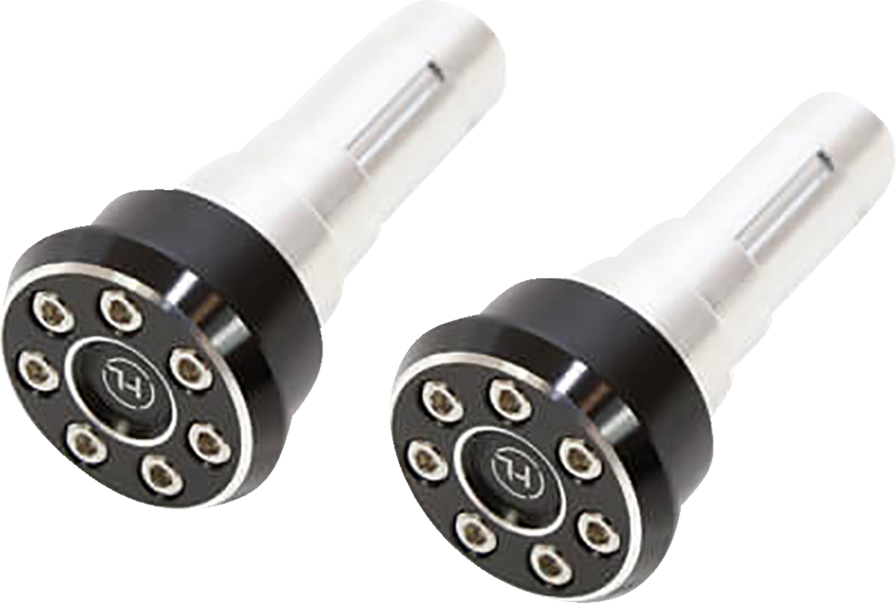 Highsider Bar End Weights - Conero - Type 2 - Black Gloss