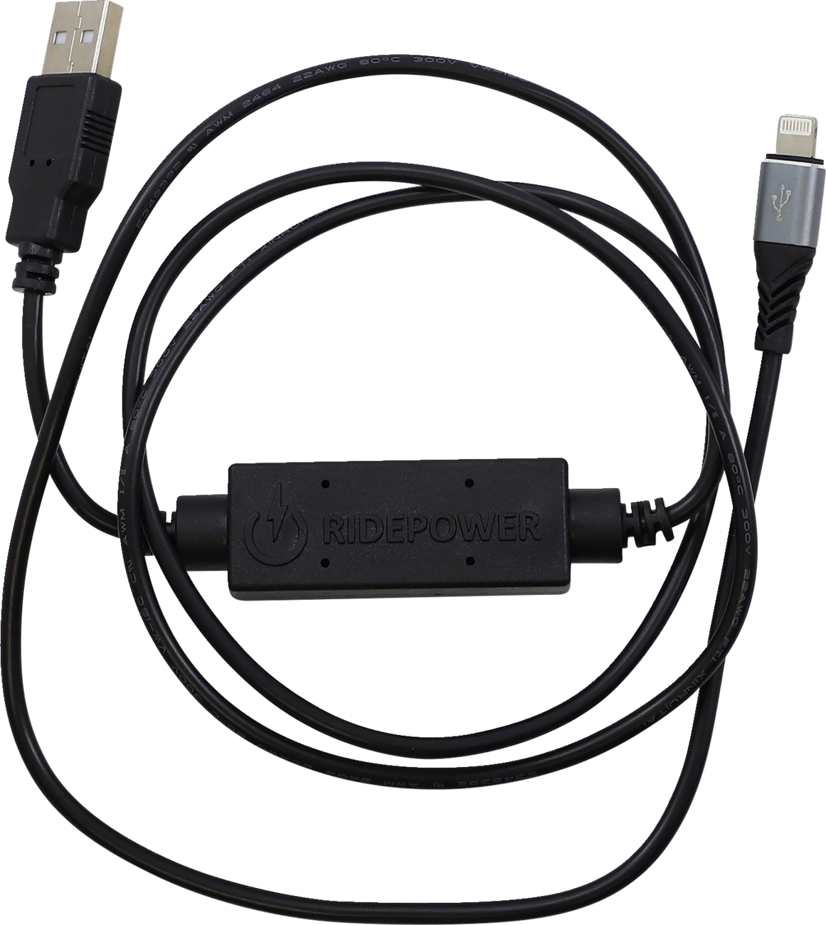 RIDEPOWER USB to Lightning with Intelligent Electronics Charging Cable