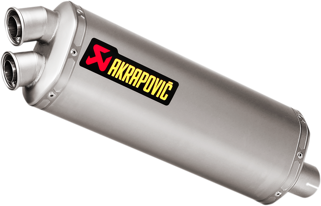 AKRAPOVIC Slip-On Line Muffler — Oval