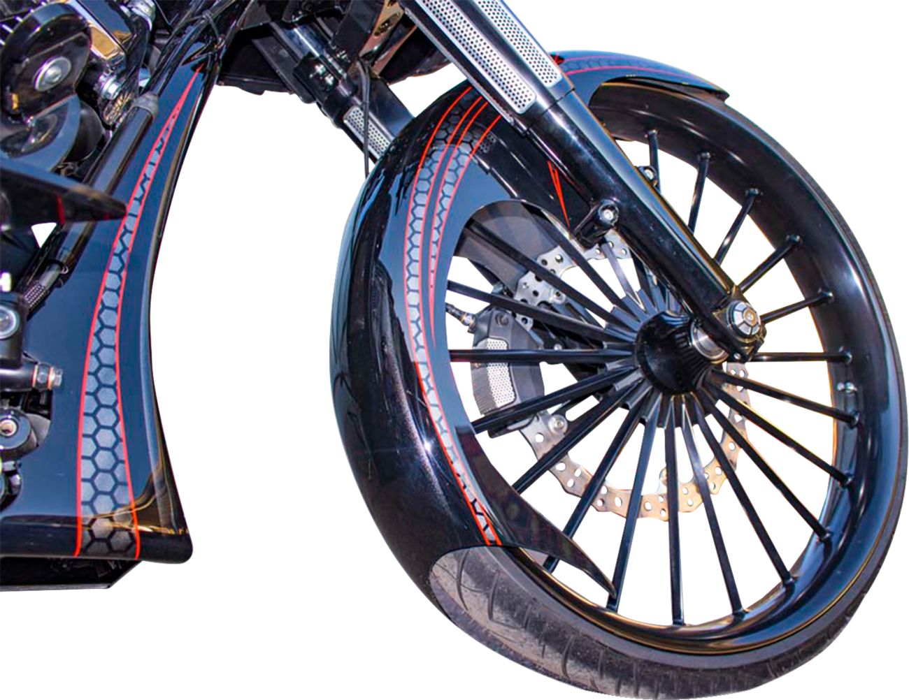 PAUL YAFFE BAGGER NATION Steel Talon Front Fender