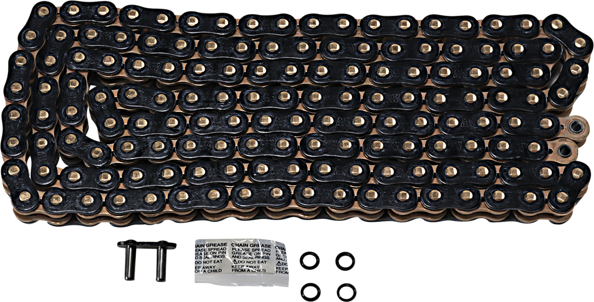 Ek 520 ZVX3 - Sportbike Chain - 150 Links - Black/Gold