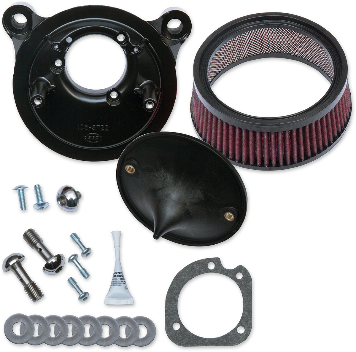 S&S CYCLE Super Stock™ Stealth Air Cleaner Kit