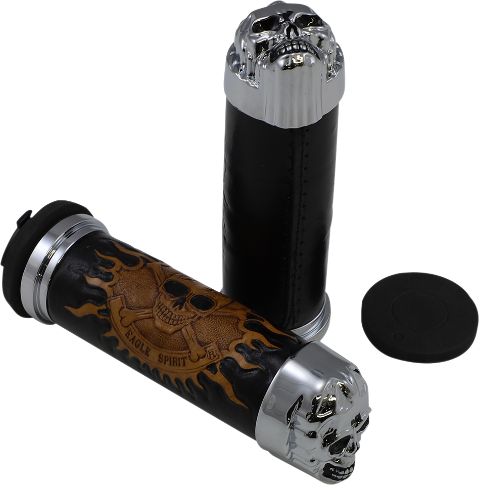 DRAG SPECIALTIES Skull Grips
