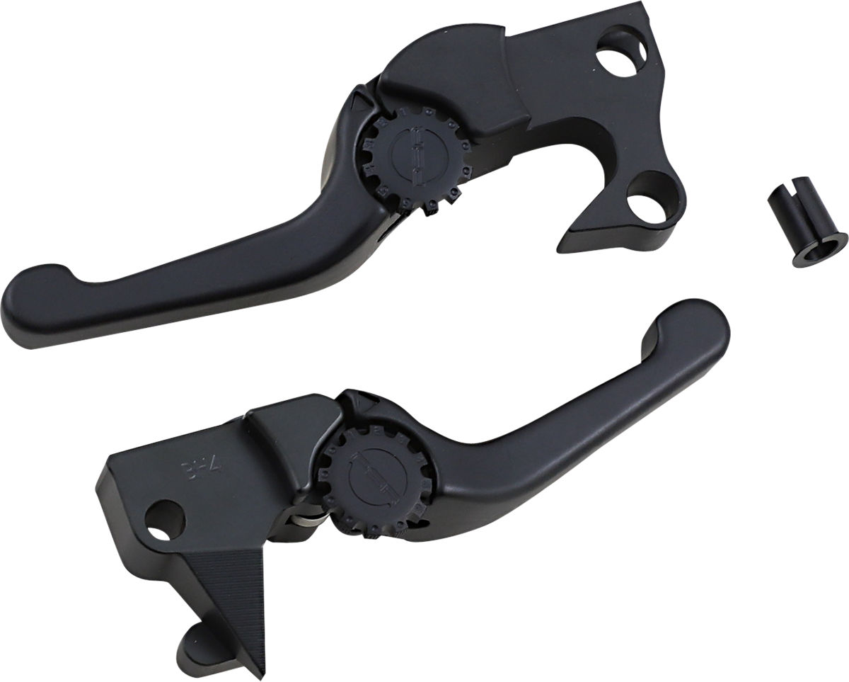 Psr Anthem Shorty Lever Set - Black Harley Davidson