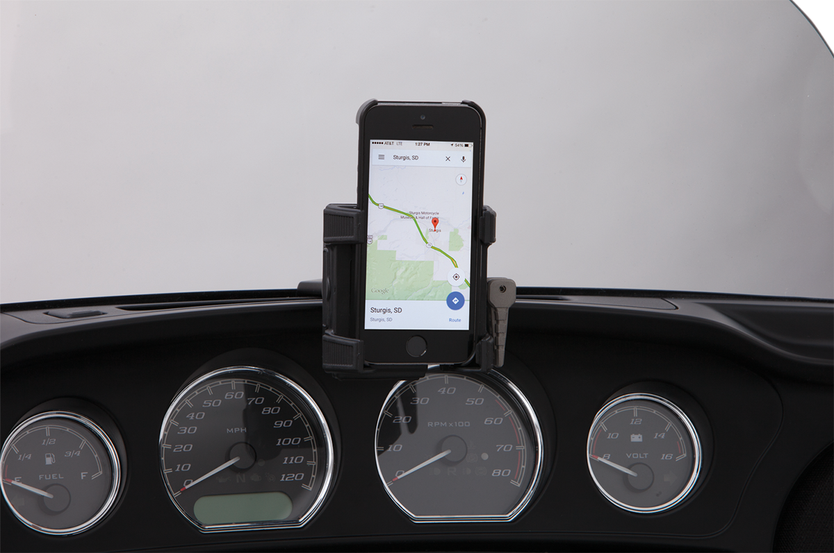 Ciro Smartphone / GPS Holder with Fairing Mount For Harley FLHT 2014-2025
