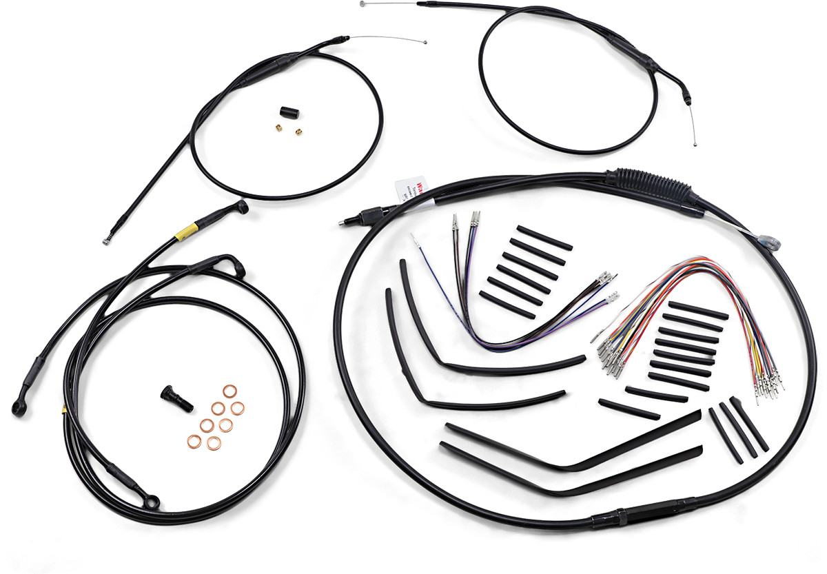 Burly Handlebar Cable Installation Kit For Harley Dyna 1999-2005