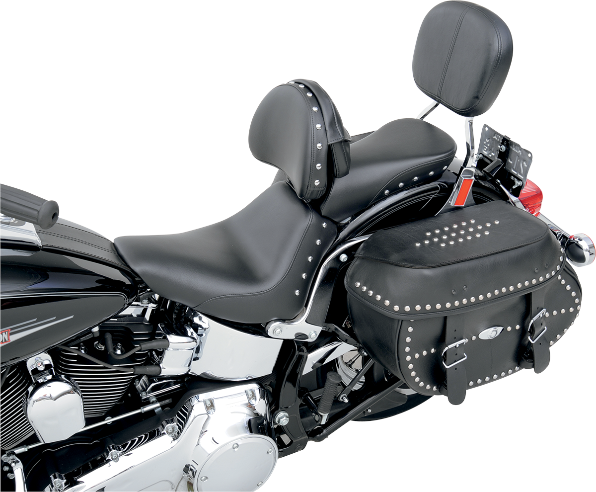 Saddlemen Renegade Deluxe / Heels Down Pillion Seat For Harley Softail 2006-2017