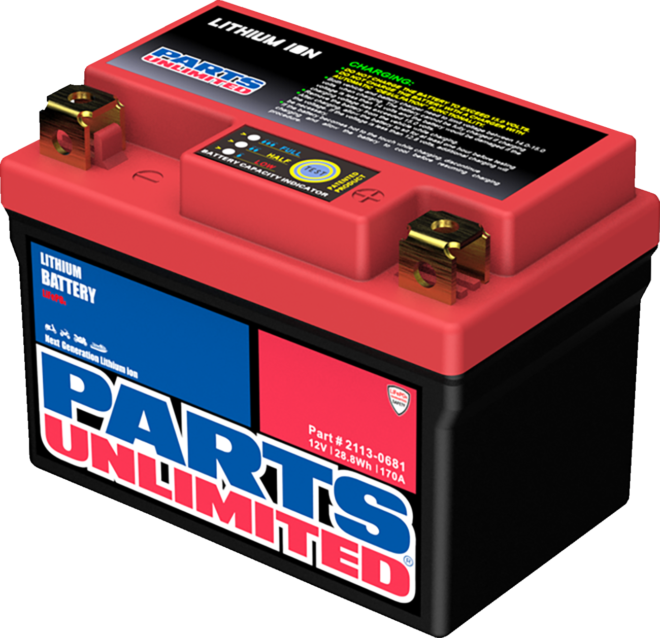 PARTS UNLIMITED Lithium LiFePO4 Battery