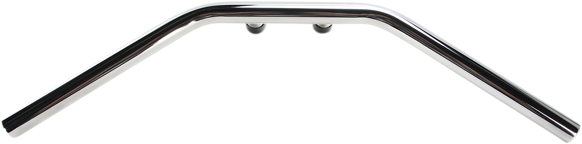 Emgo 1" T-Bar Handlebar - 8" - Dimpled - Chrome