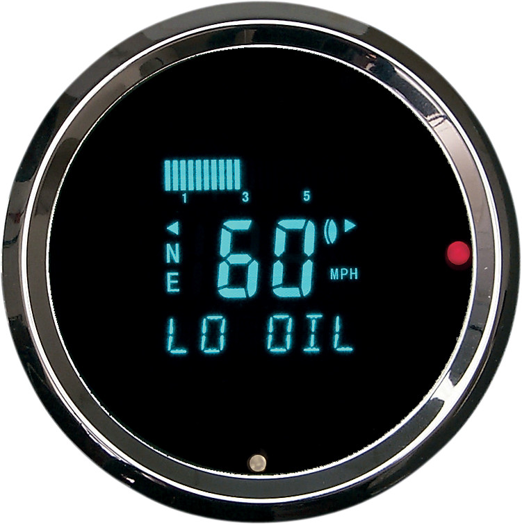 Dakota Digital Round Performance Speedometer With Indicators