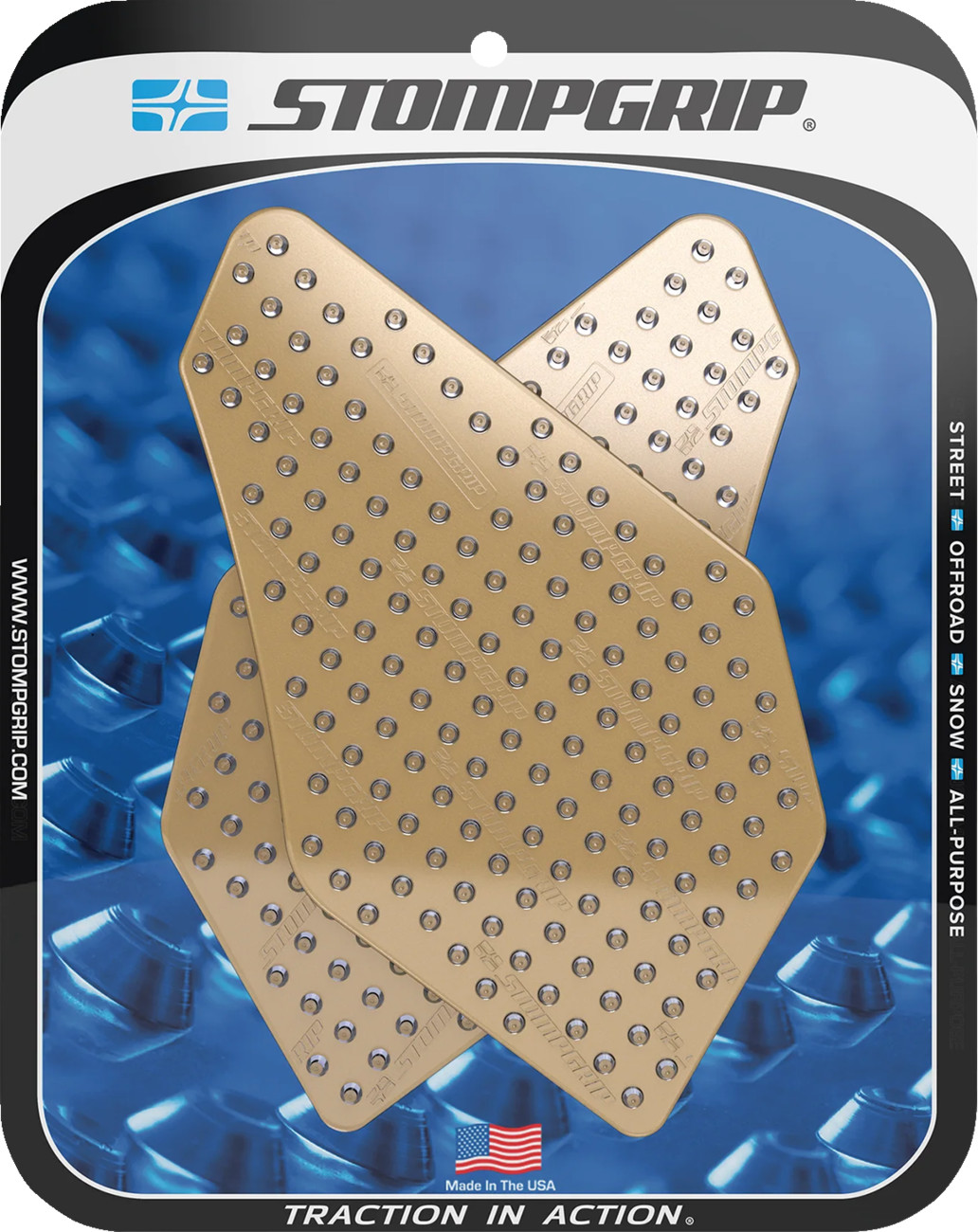 STOMPGRIP Volcano Profile Traction Pad Tank Grips