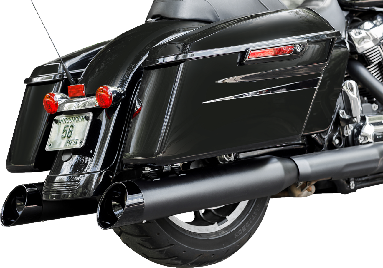 S&S Cycle MK45 4.5" Cutlass Slip-On Mufflers For Harley Touring 2017-2025