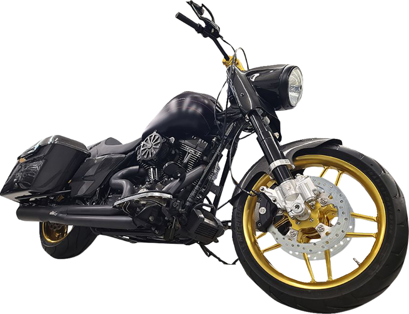 Rc components Wheel - Laguna - Front - Dual Disc/without ABS - Gold - 19x3 Harley Davidson