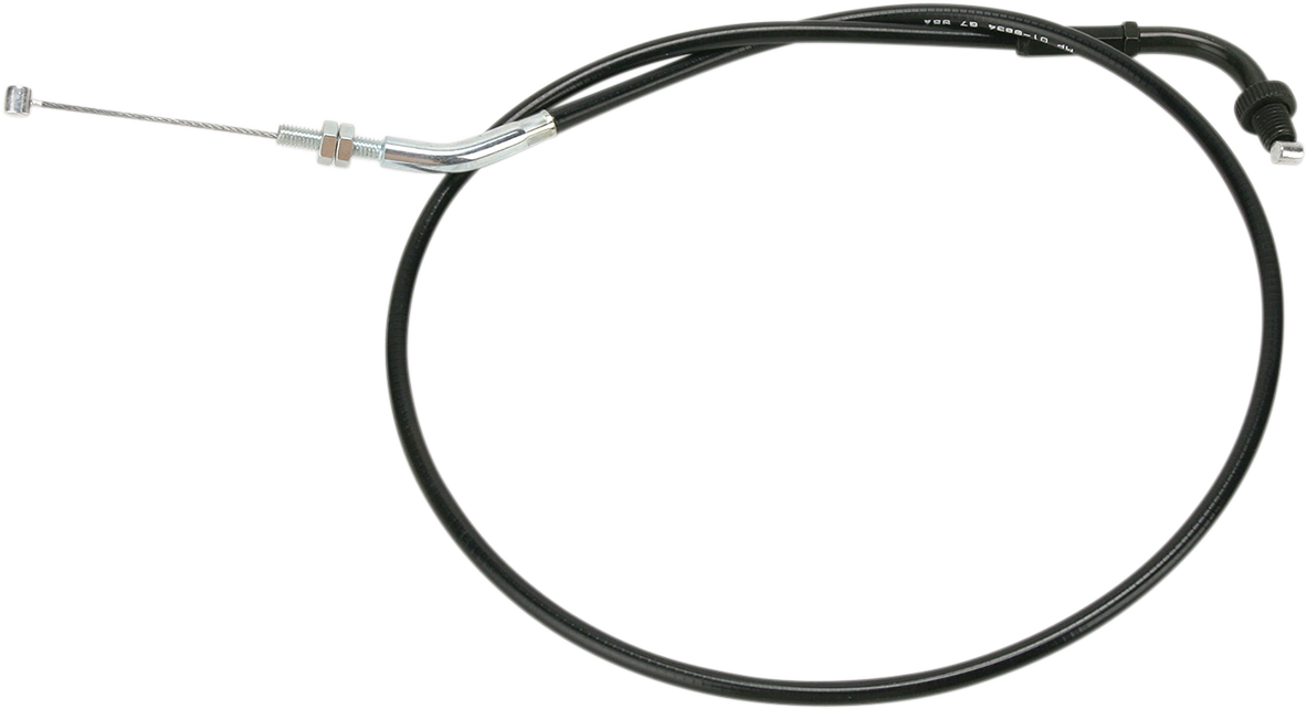 Motion pro Black Vinyl Throttle Cable - Pull - '91-'92 FZR1000 1991-1992 Yamaha FZR1000