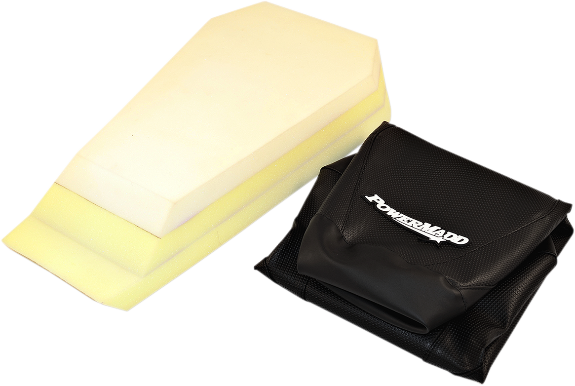 Powermadd High Rise Seat Cover Kit - 3" - Gripper - Black Ski-Doo