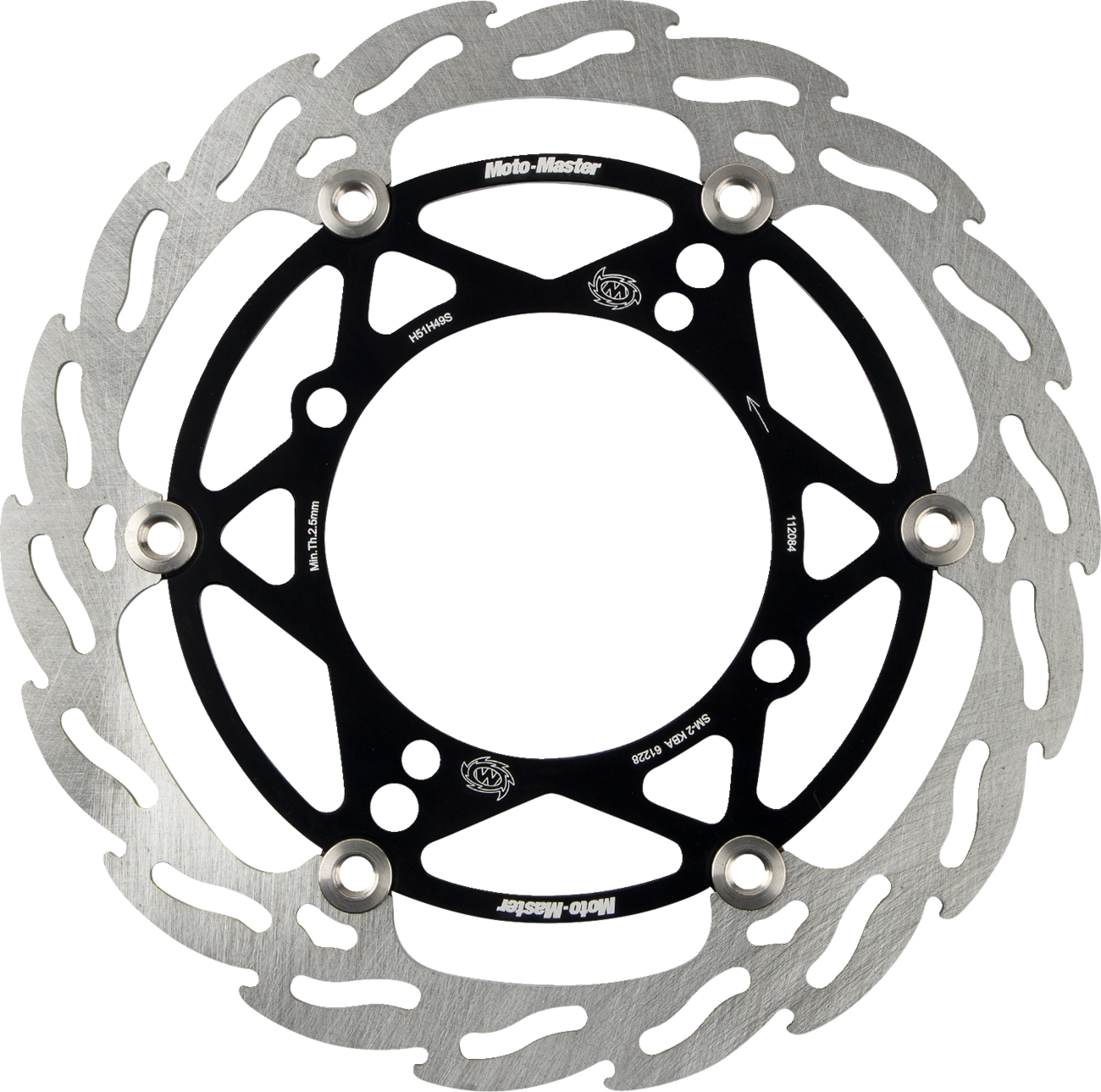 Moto-master Brake Rotor - Front - Flame Kawasaki
