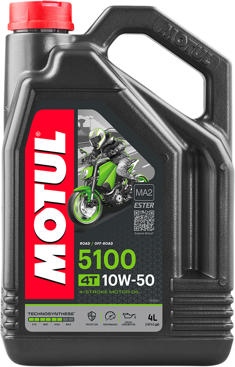 MOTUL 5100 Synthetic Blend 4T Engine Oil