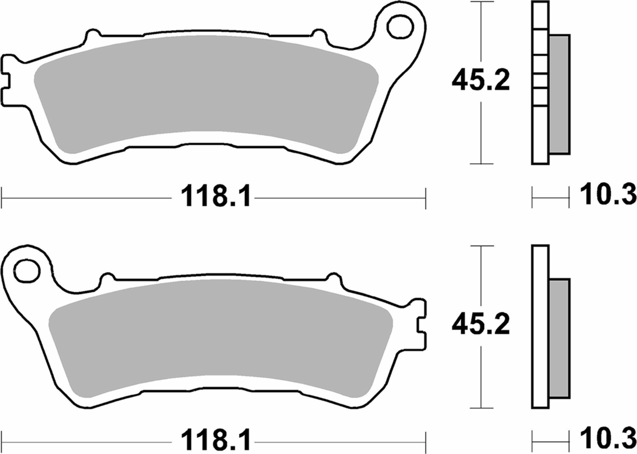 SBS Sintered Brake Pads
