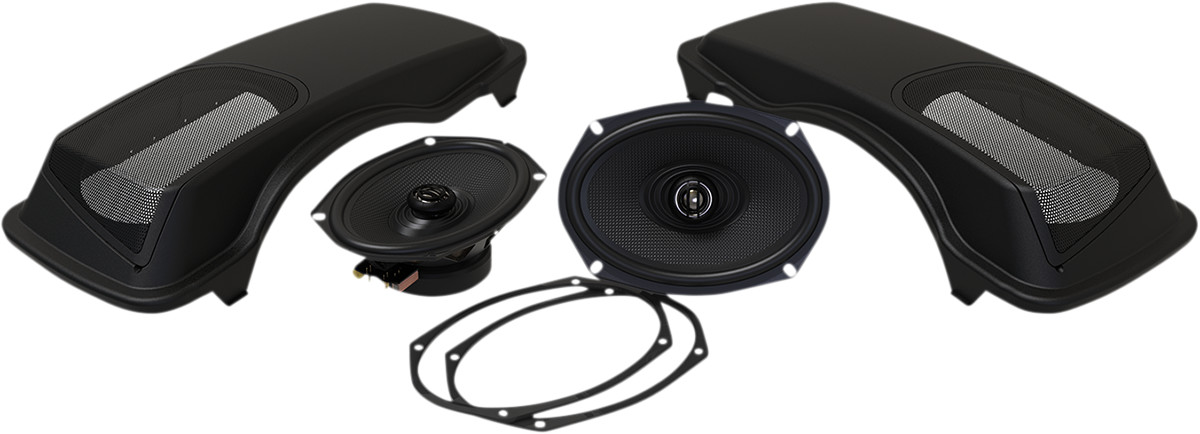 HOGTUNES Saddlebag Lid and XL Speaker Kit