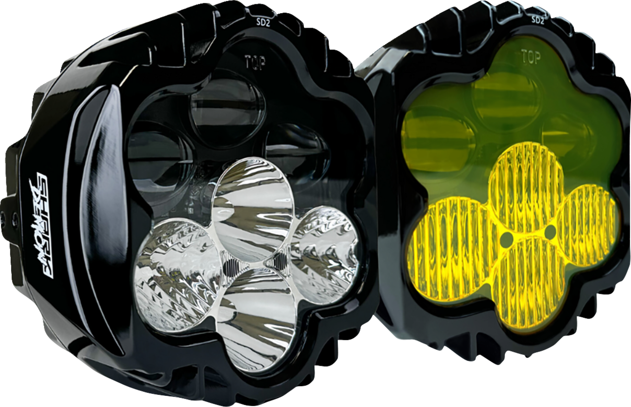 Custom Dynamics Shark Demon Headlight / Fog Lamp For Harley Road Glide 2015-2025