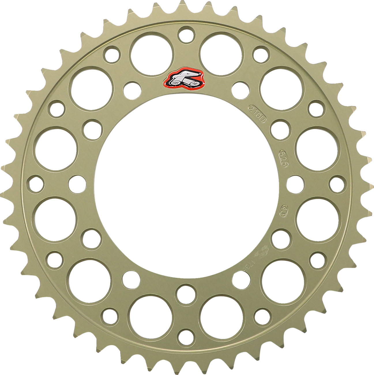 Renthal Rear Sprocket - Aluminum - 43 Tooth - Suzuki/Yamaha 43T