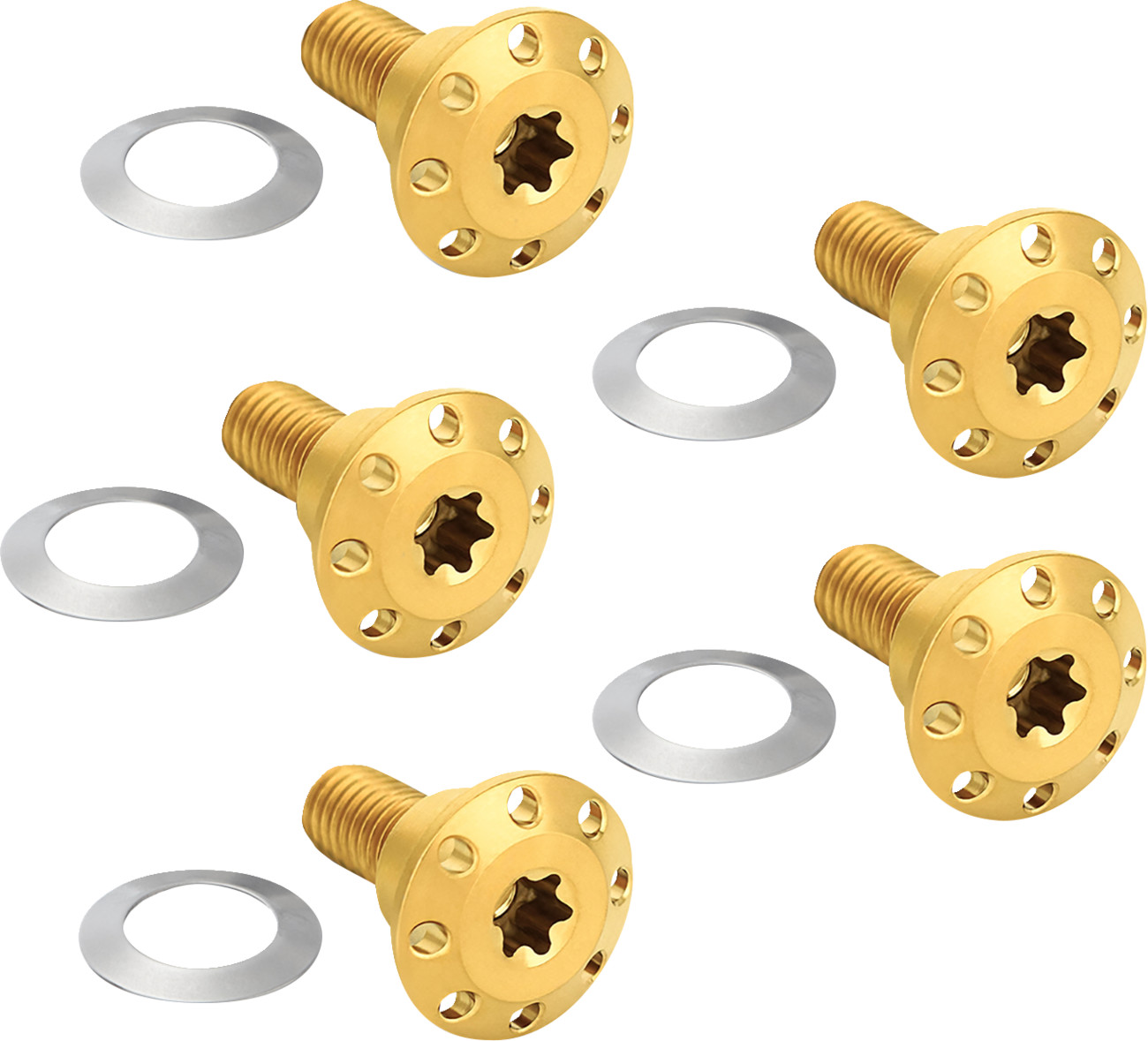 Arlen Ness Titanium Holeshot Front Floating Brake Rotor Bolt Kit For Harley 2002-2017