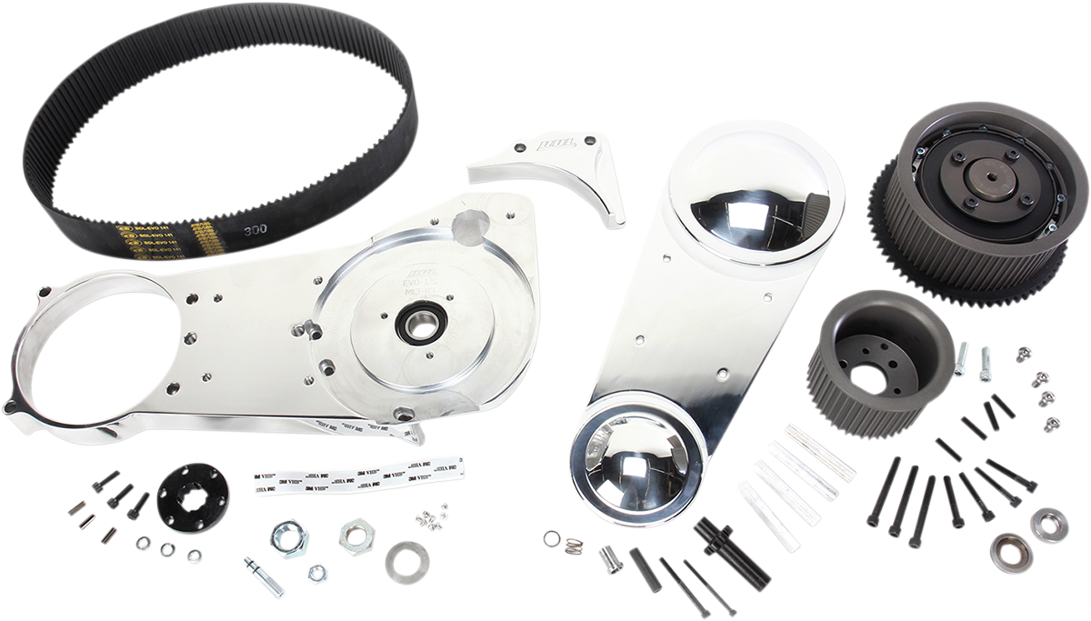 3" Electric Start 8mm Belt Drive with Lock-Up Clutch