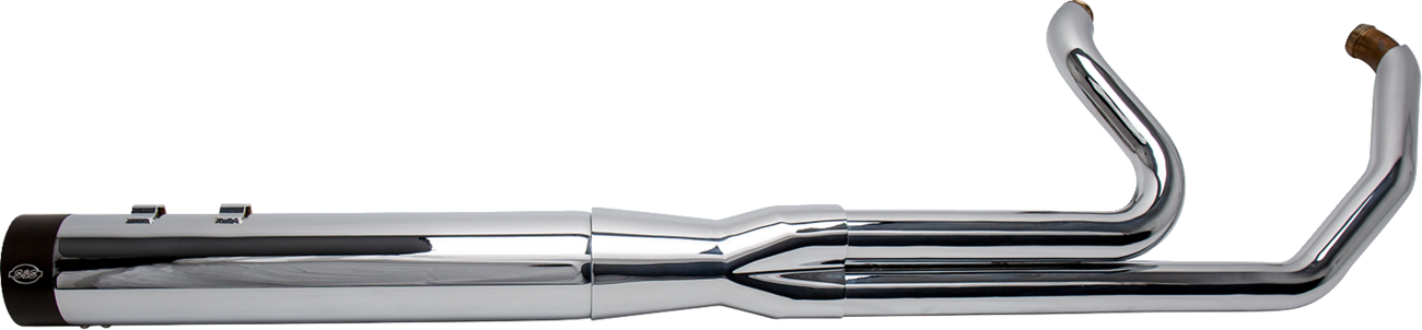 S&s cycle 2-into-1 Sidewinder Exhaust System - 50 State - Chrome - Touring '07-'16 Harley Davidson