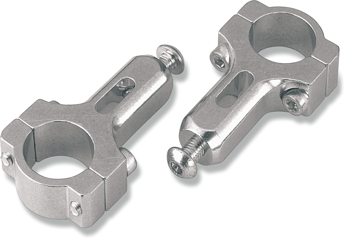 Moose offroad Aluminum 7/8" Handguard Mount Clamps - Silver