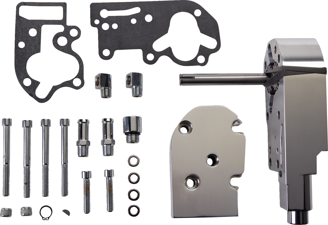 Jims Flow Pro 1 Billet Oil Pump Top Line - Polished Harley Davidson
