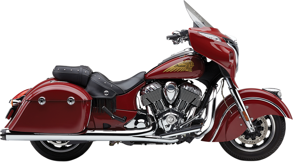 Cobra 4" NH Dual Cut Slip-On Mufflers For Indian Touring 2016-2025