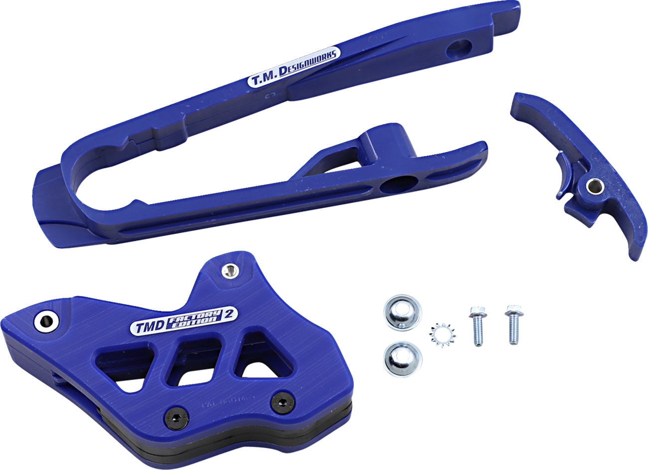 T.m. designworks Chain Guide/Slider - KTM/Husqvarna/Gas Gas - Blue