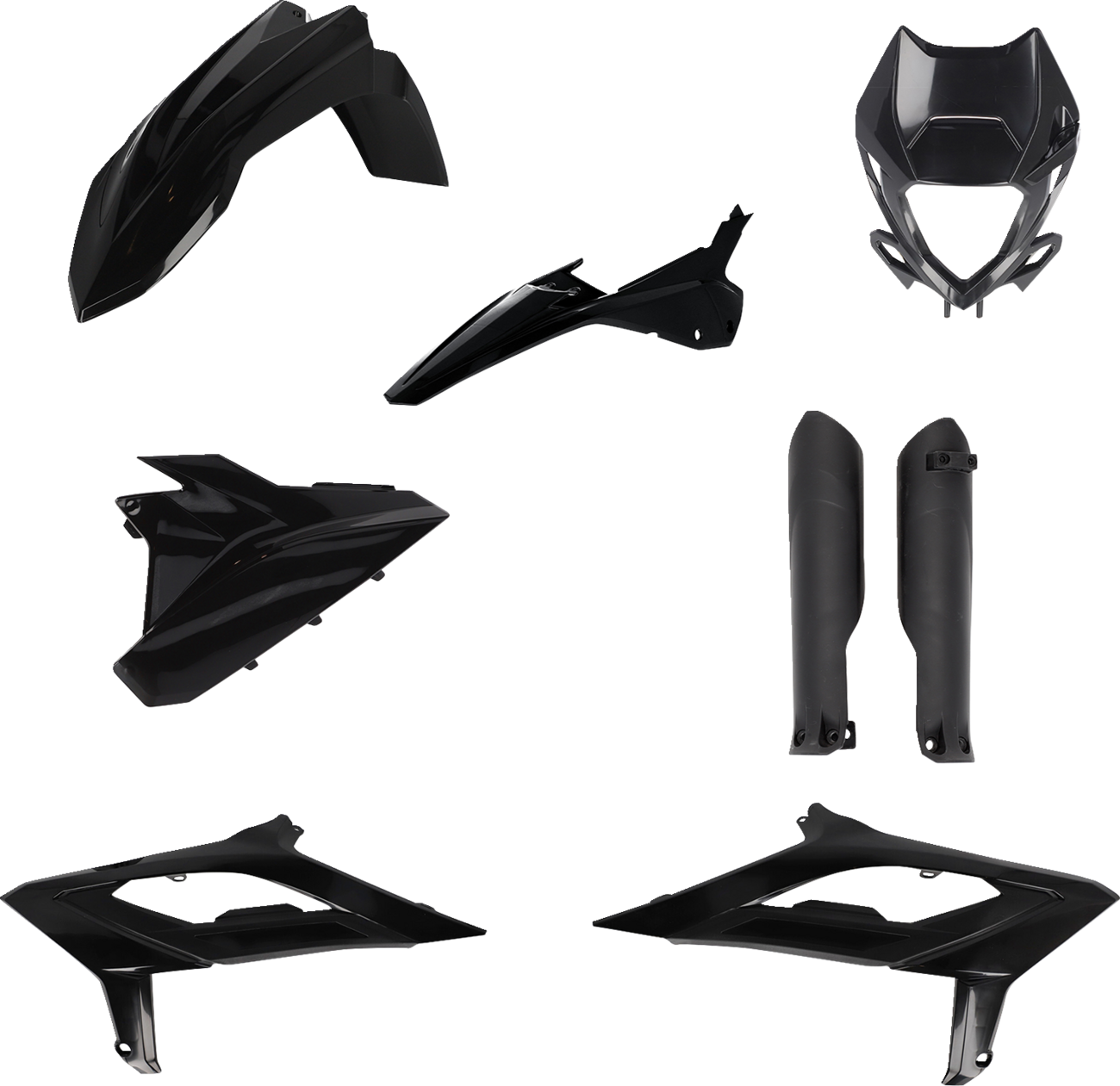 Acerbis Full Replacement Body Kit - Black Beta