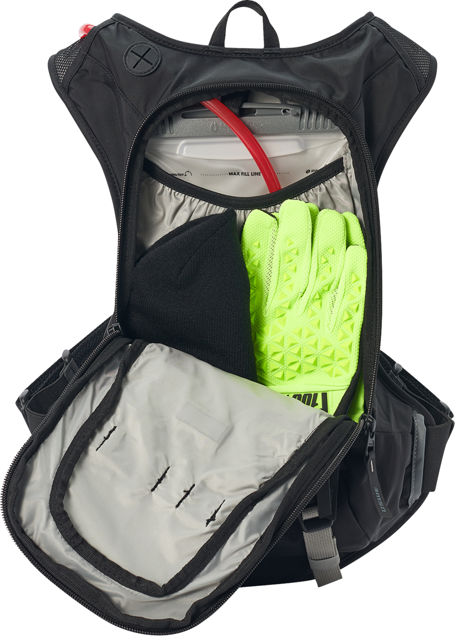 USWE MOTO HYDRO 8L PACK 3L ELITE PNP BLACK