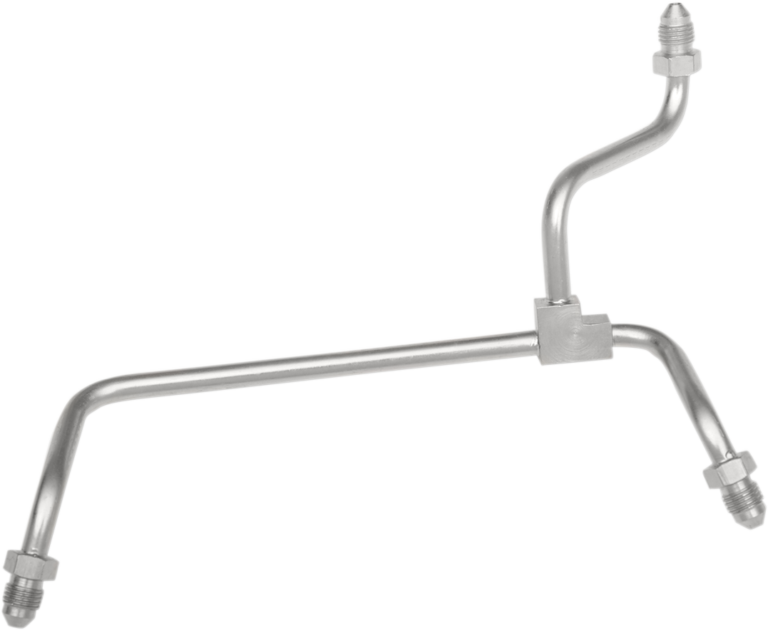 Goodridge Break Line Tee Fitting - Front - FLH/FLT '14-'23 Non-ABS Models Harley Davidson