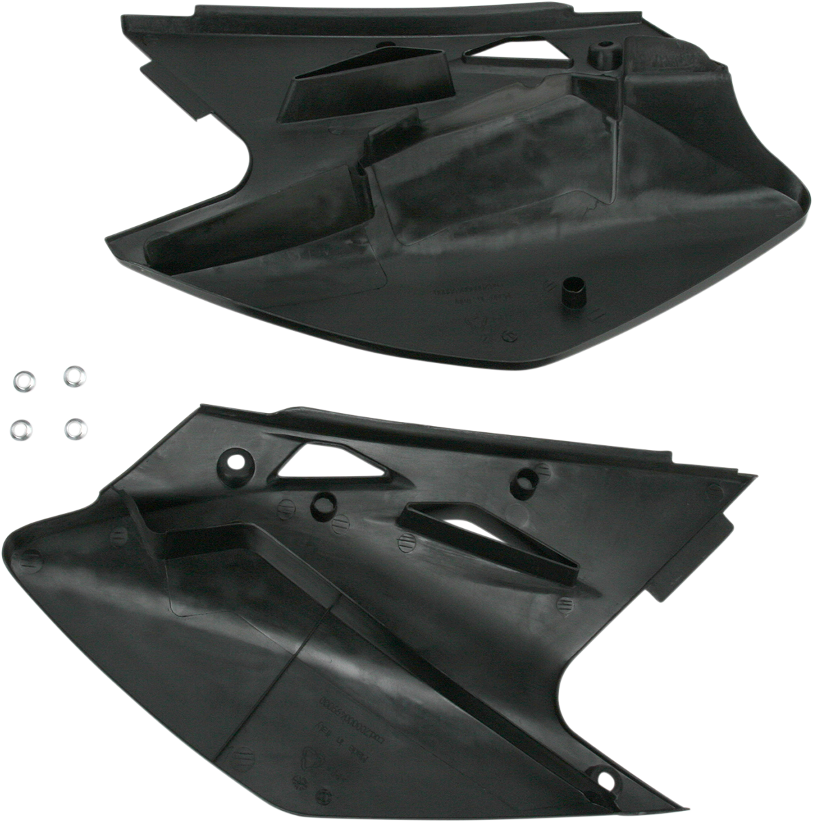 Acerbis Side Panels - Black 2006-2008 Kawasaki KX450F