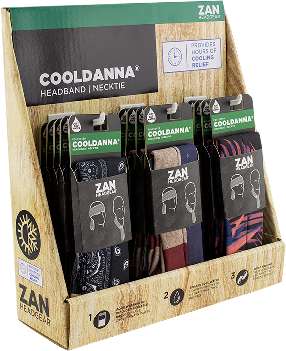 Zan headgear Polyester Cooldanna® - 18 Pack