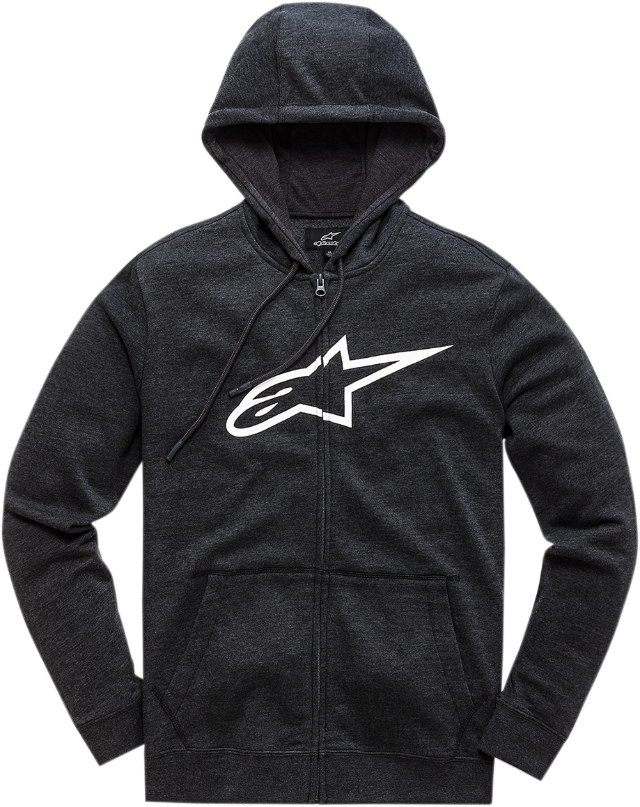ALPINESTARS (103853052-1020M) Ageless 2 Zip Hoodie | Ageless 2 Zip Hoodie - Black/White - Medium